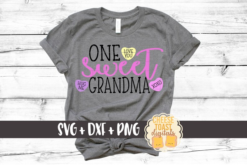 Download One Sweet Grandma Svg Valentine Svg Grandma Svg Candy | Etsy