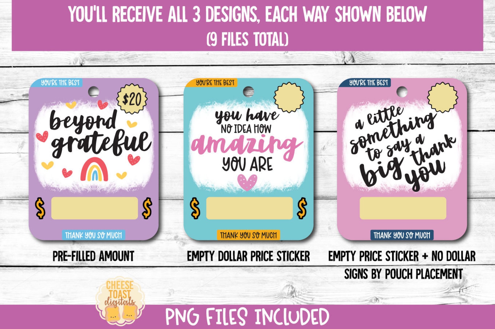 Printable Thank You Money Card, Thank You Card, Money Holder, Gift Card