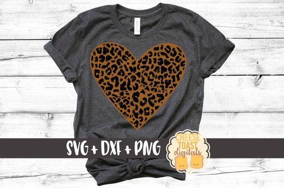Leopard Print Heart Svg, Valentine's Day Svg, Love Svg, Valentines Svg, Valentine Shirt, Heart Svg, Girl Valentine Svg, Cricut, Silhouette