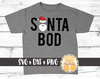Santa Bod SVG, Christmas Svg, Men's Christmas Svg, Dad Christmas Svg, Funny Christmas Svg, Svg Files, Cricut Svg, Svg Files for Cricut