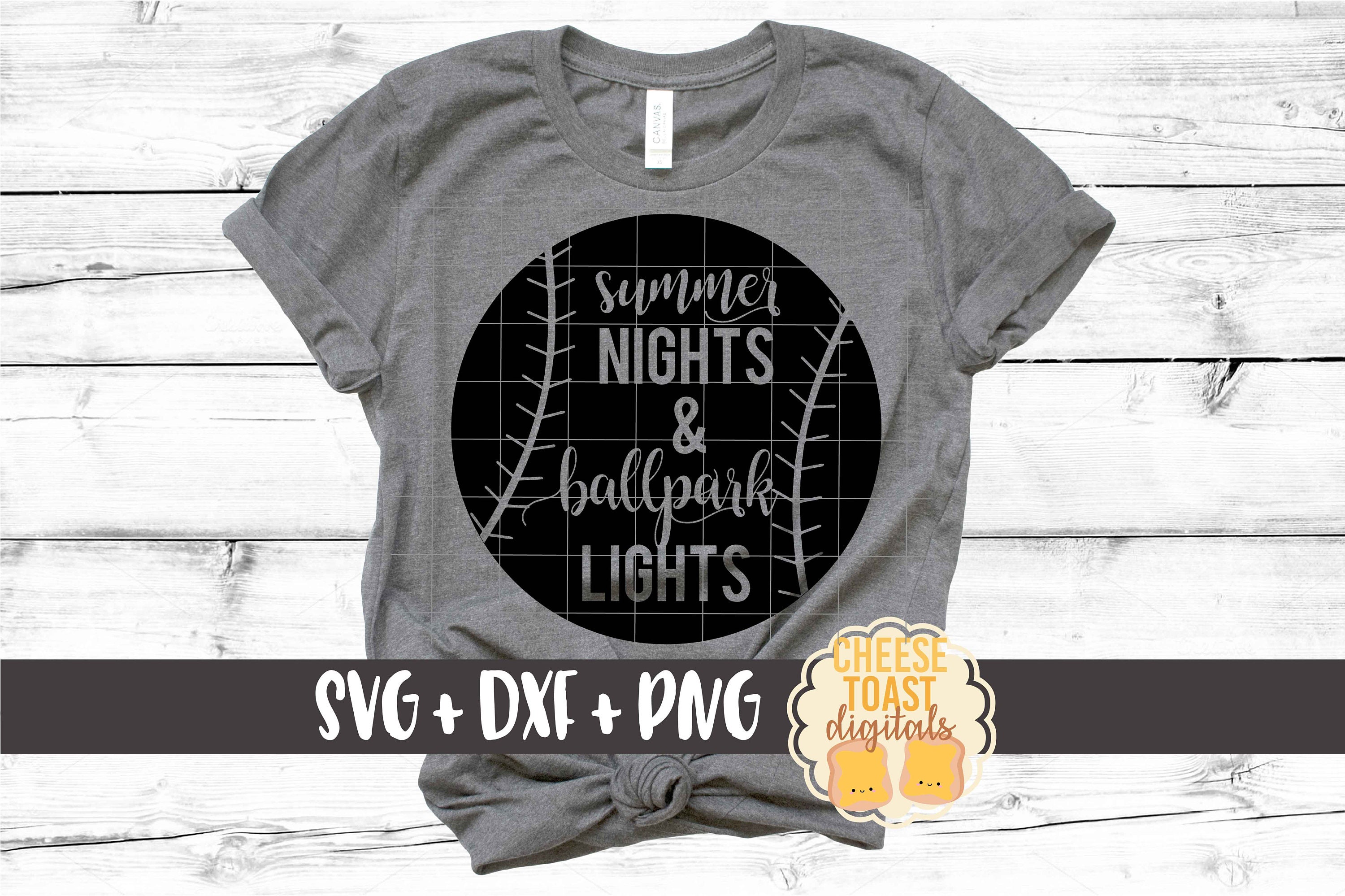 Download Summer Nights Ballpark Lights Svg Baseball Svg Softball Etsy