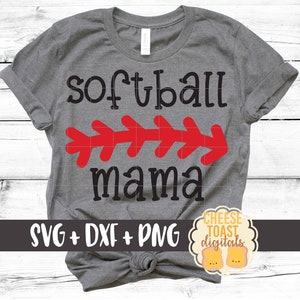 Softball Mama Svg, Softball Svg, Mom, Girl Softball Svg, Cute Softball, Mom Softball Shirt, Softball Shirt Svg, Svg for Cricut, Silhouette