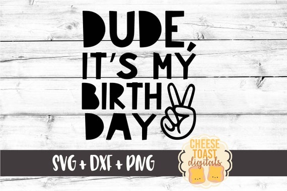 Download Dude It S My Birthday Svg Birthday Dude Svg Birthday Boy Etsy