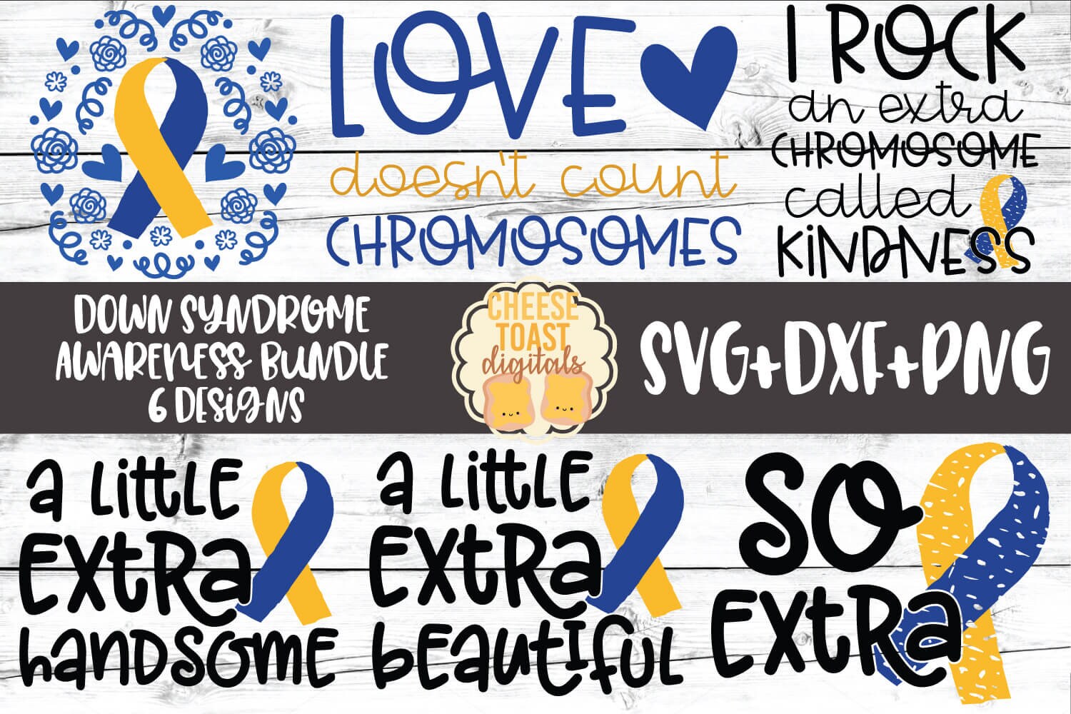 Digital Drawing & Illustration yellow blue ribbon Down Syndrome ...