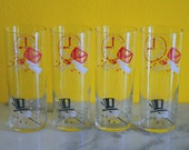 Set of 4 Federal Party Time Drinking Glasses