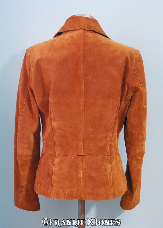 Brown Suede Leather Blazer/Jacket | S | Coldwater… - image 5