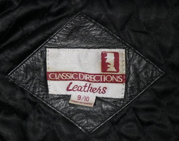 80's Leather Biker Jacket - image 4