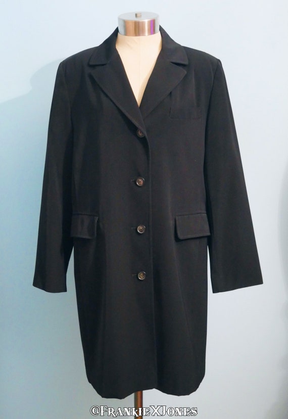 90's Black Suit Jacket | Petite Medium | Jacqueli… - image 2