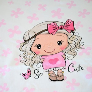 French Terry - panel sweet girl own production