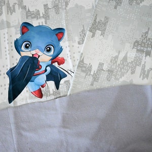 Panels french-terry set sold by the meter super Cat