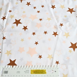 Cotton fabric stars 1.60 m wide cotton woven decorative fabric