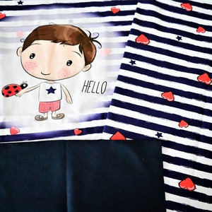Panele french-terry set al metro beetle boy