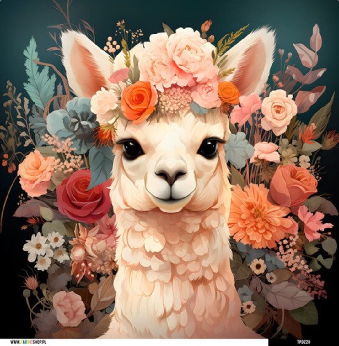 Panel Velvet Velor Alpaca in Flowers Dimensions: Approx. 48 X 48 Cm Sew ...