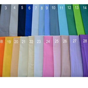 Cotton fabric plain various colours 1.60 m wide cotton woven fabric decorative fabric patchwork pink