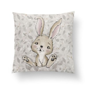Cotton Panel Rabbit, Pillow,