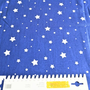 Cotton fabric stars 1.60 m wide cotton weave decorative fabric