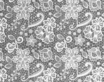 Cotton fabric lace pattern 1.60 m wide cotton woven fabric decorative fabric