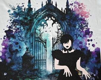 Panel Sweat fabric panel girl dance hands Ghotik 50 x 50 cm sewing