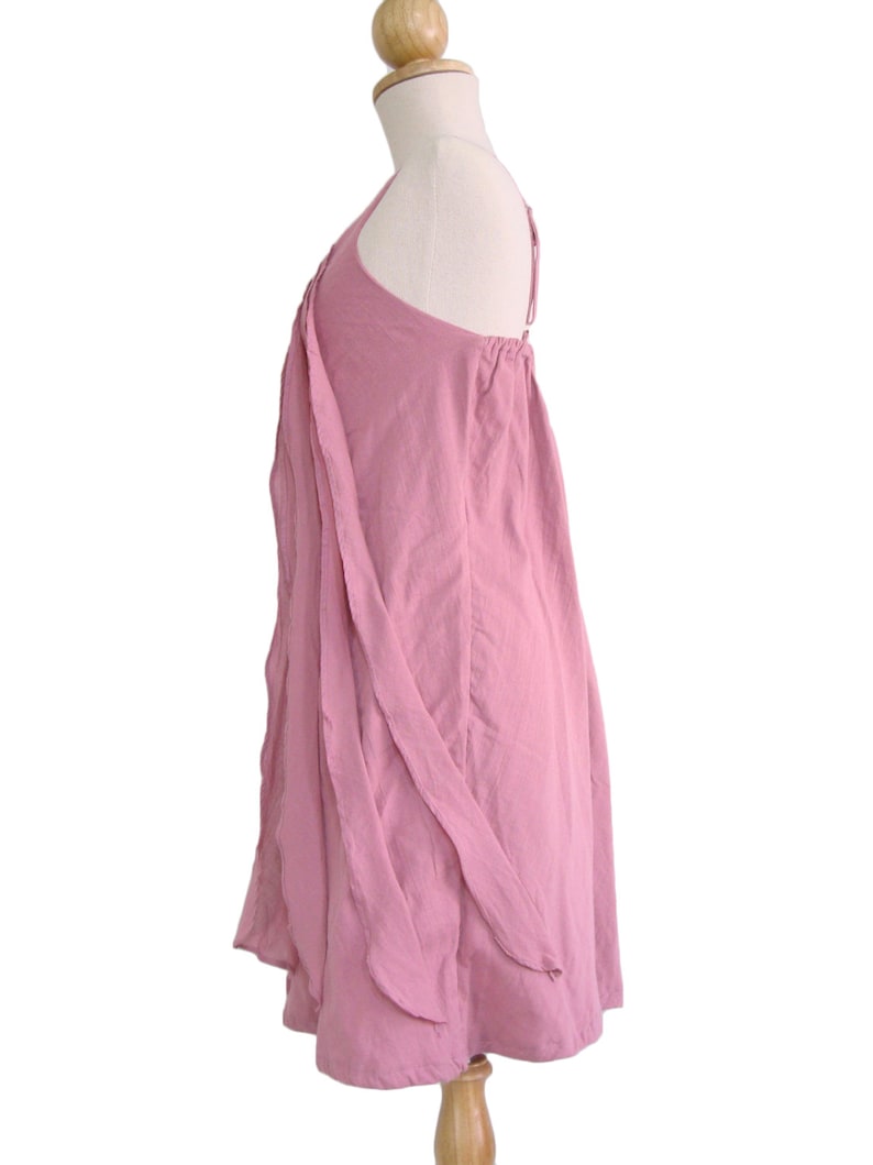 Light Pink Dress Women Sundress Petite Ruffle Dress in Soft Etsy