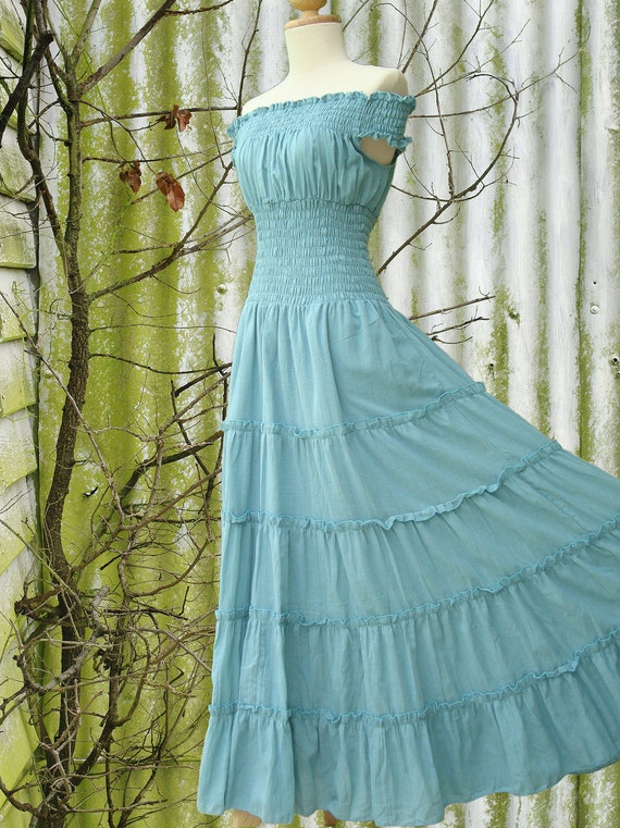 pastel beach dress