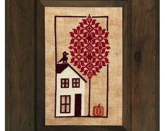 Fervent Fall - cross stitch pattern - PDF digital download