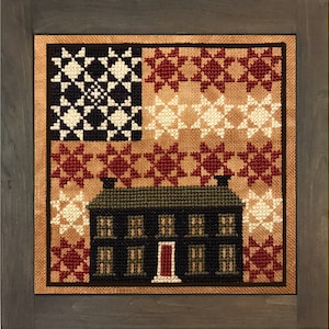Star Spangled - cross stitch pattern - PDF digital download