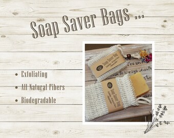 SISAL SOAP SAVER Bag ~ Exfoliating ~ All Natural Fibers ~ Biodegradable