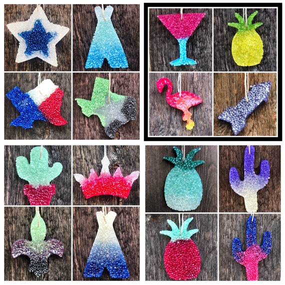 FREE SHIPPING Tropical Car Freshies, Aroma Beads, Air Freshener