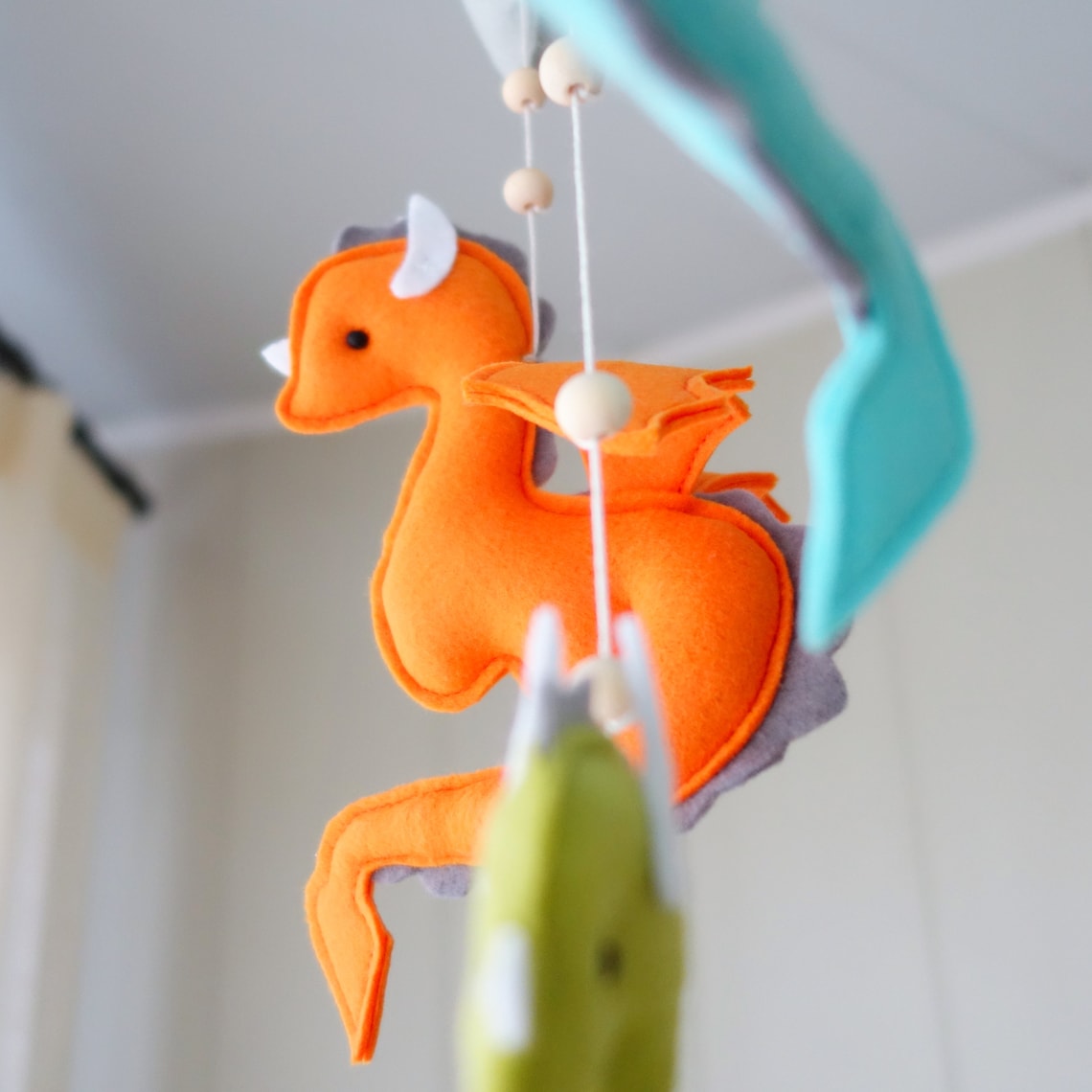 Dragons Baby Crib Mobile Nursery Room Dragon Decoration Etsy