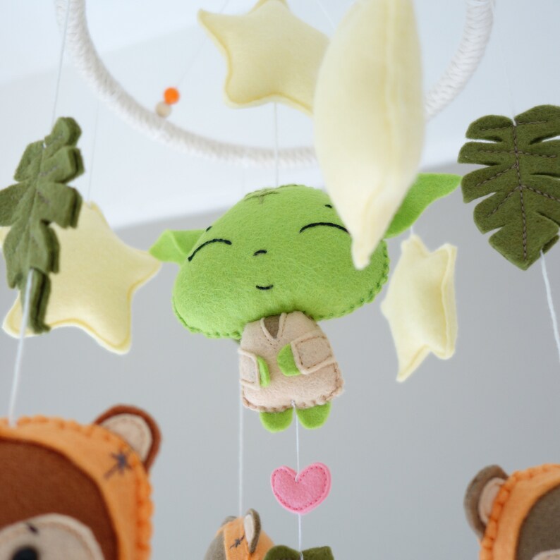 Star Wars Felt Baby Crib Mobile Ewok Yoda Nursery Etsy