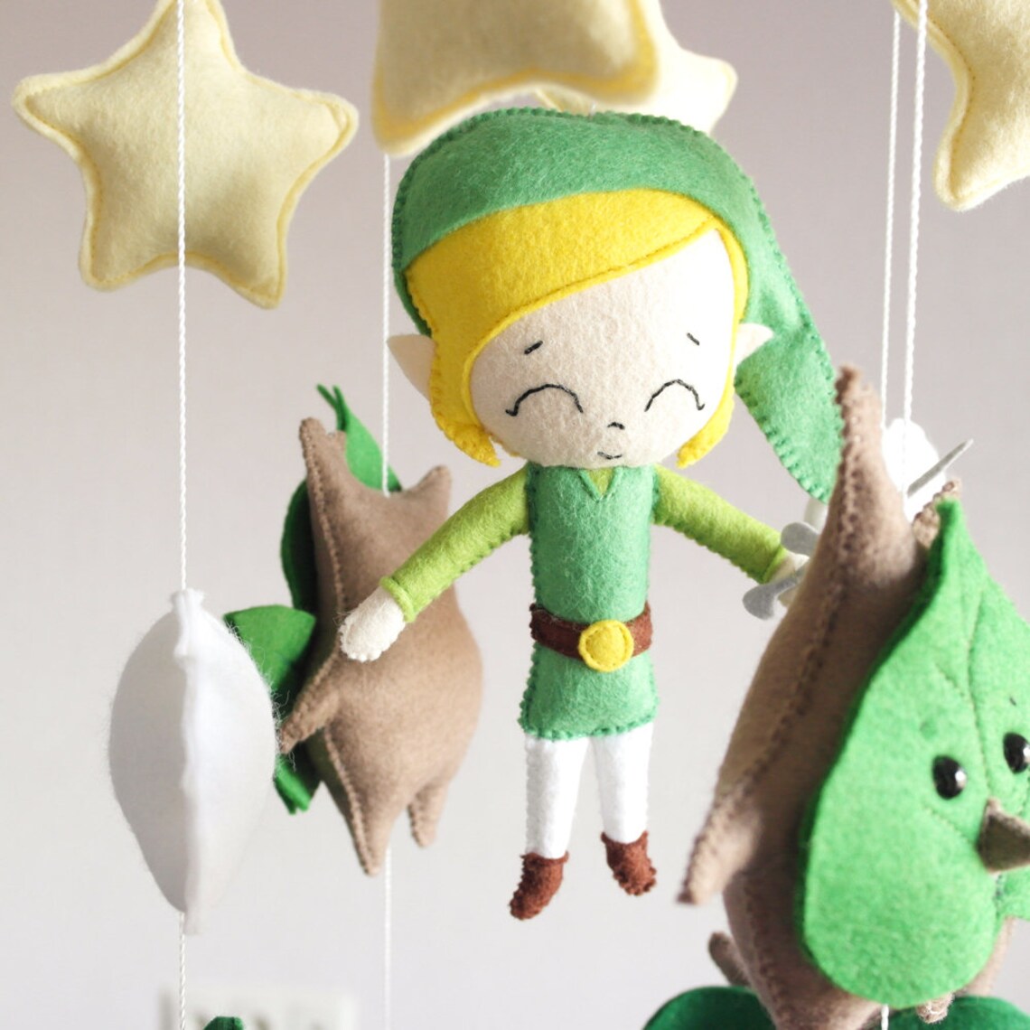 The Legend of Zelda Baby Felt Crib Mobile Nintendo Handmade Etsy
