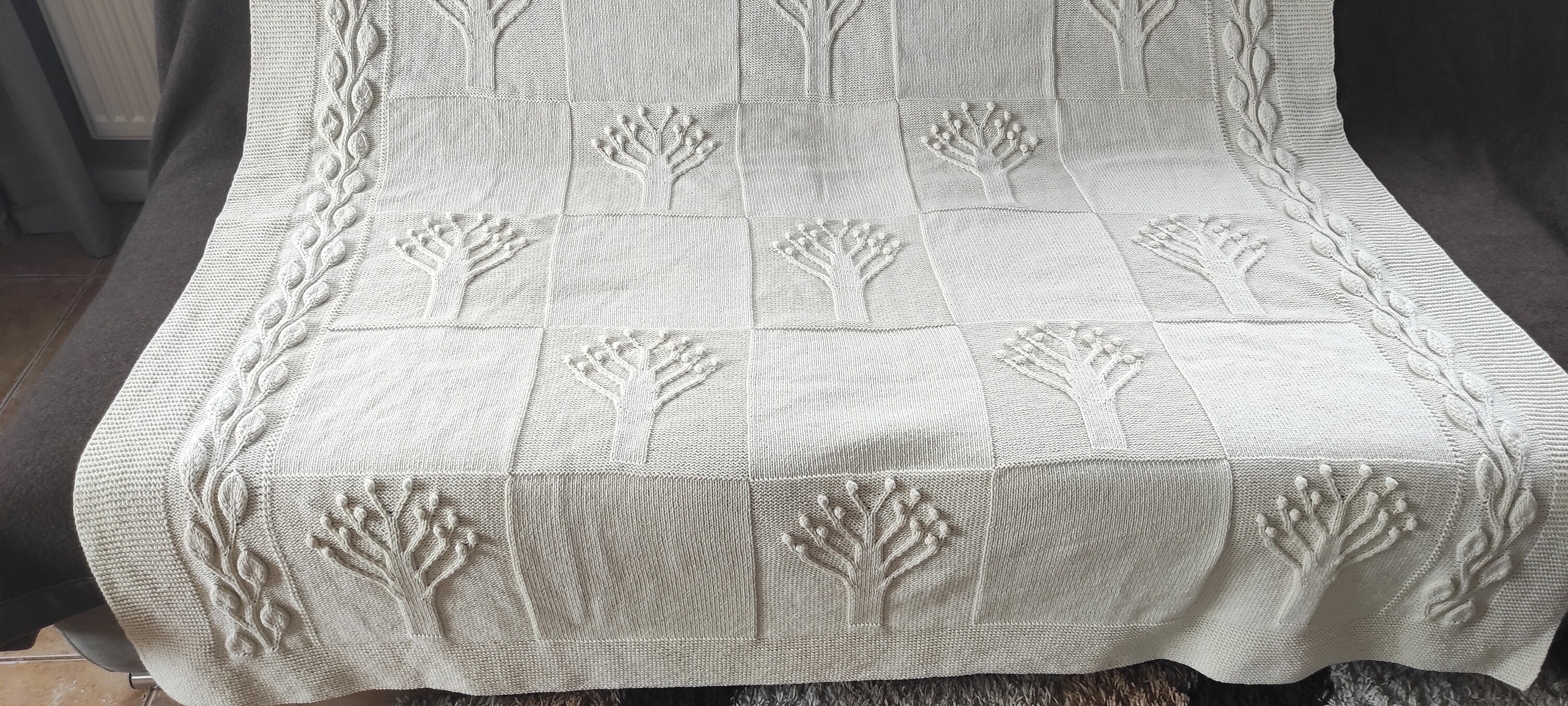 Manta De Lana De Cachemira 100% Pura Para Sofá, Diseño