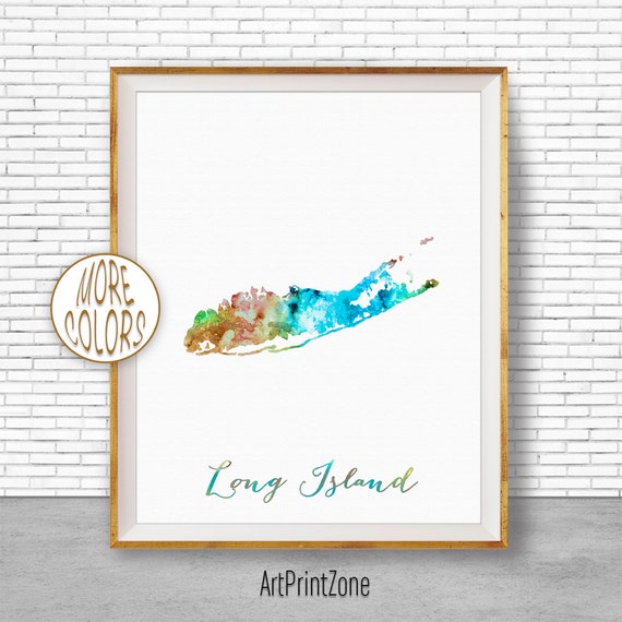 Greetings from Long Island by Vintage Vacation 11x14 Poster NEW YORK ART PRINT
