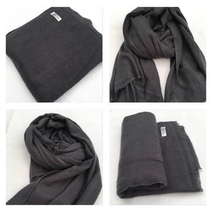 deane and white cashmere scarf