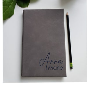 Personalized Leather Journal for Mothers Day, Easter, Birthday