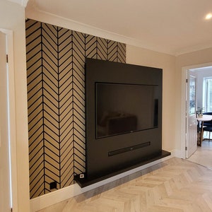 Tv Wall Panel Etsy UK