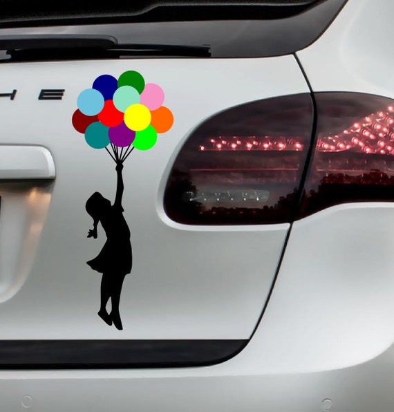 Sea View Stickers VW Banksy Balloon Girl Car Van Sticker