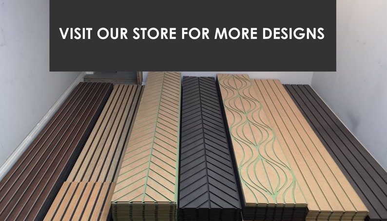 Wide Slat Wall Panels: Black or Paintable MDF Cladding (39cm X 242cm ...