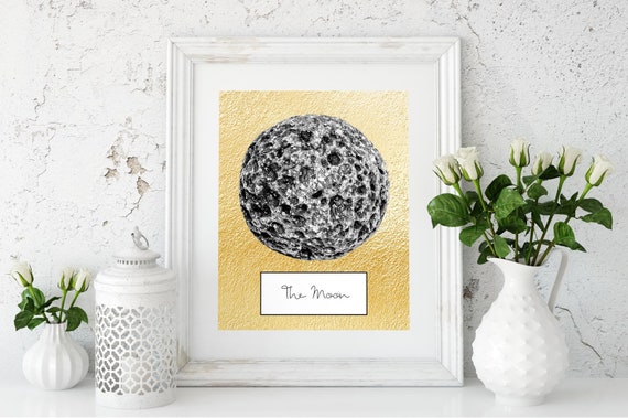 Goat Horns and Peonies Stylish Poster Floral Scandi Nordic Simple Print UK