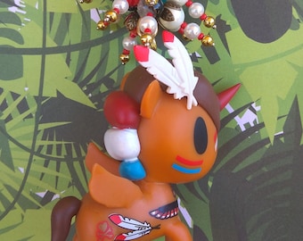Tokidoki Bag Charm "Timber" Handmade Fob Bag Accessory