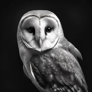 BARN OWL counted cross stitch chart