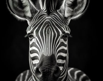 ZEBRA counted cross stitch kit