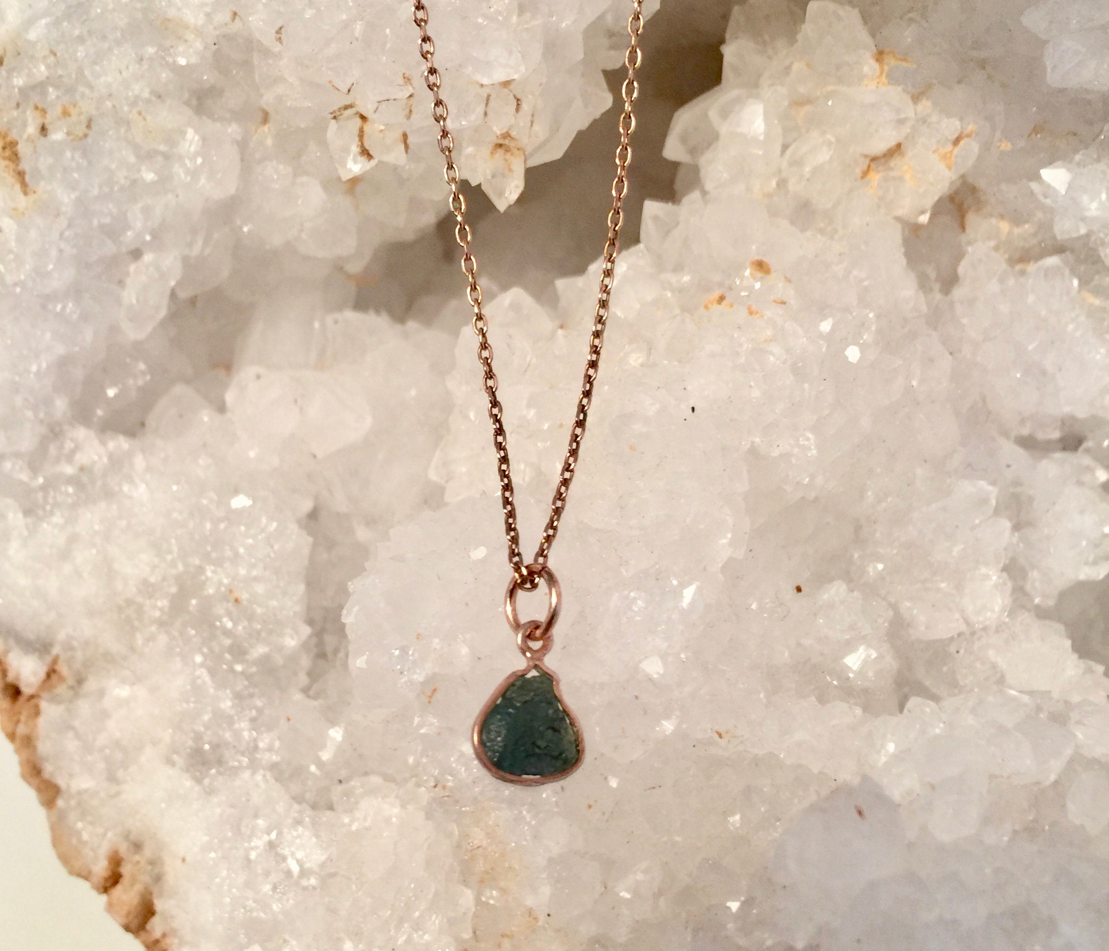 dark blue diamond necklace
