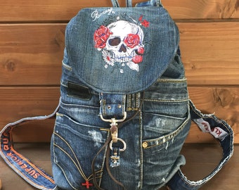 Zaino jeans | Etsy Italia