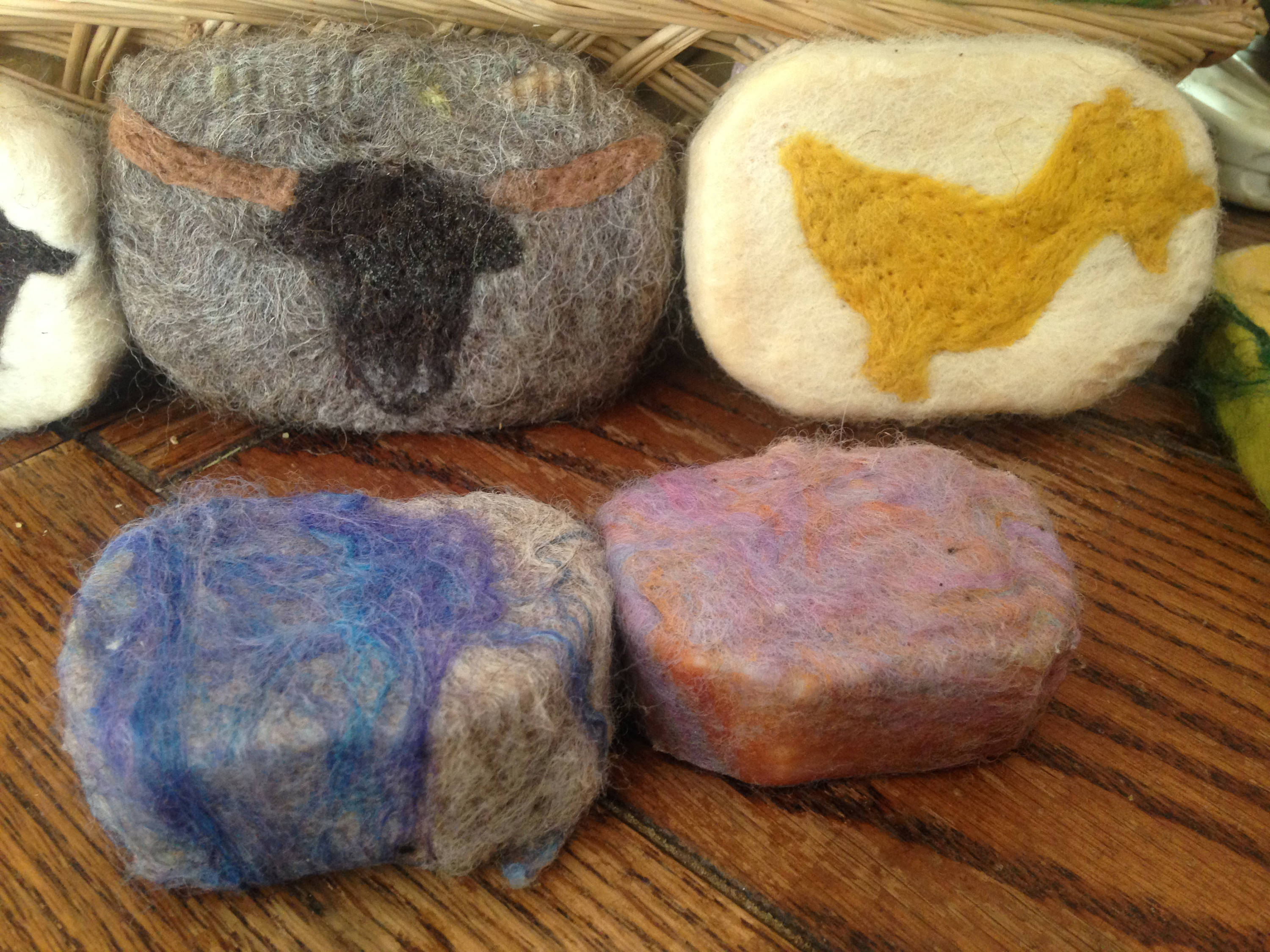 Needle Felted Goats Milk Soap Wet felted soap All natural Etsy
