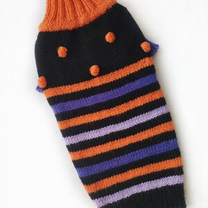 Halloween Sweater for Small Dog Halloween Clothes for Chihuahua Halloween outfit for Dog Halloween dog jumper