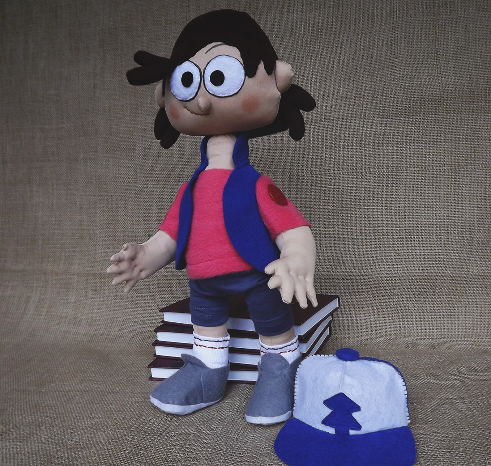 Gravity Falls Dipper Pines juguete de felpa de Gravity Falls Etsy