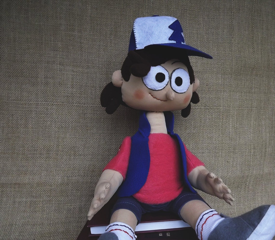 Gravity Falls Dipper Pines juguete de felpa de Gravity Falls Etsy