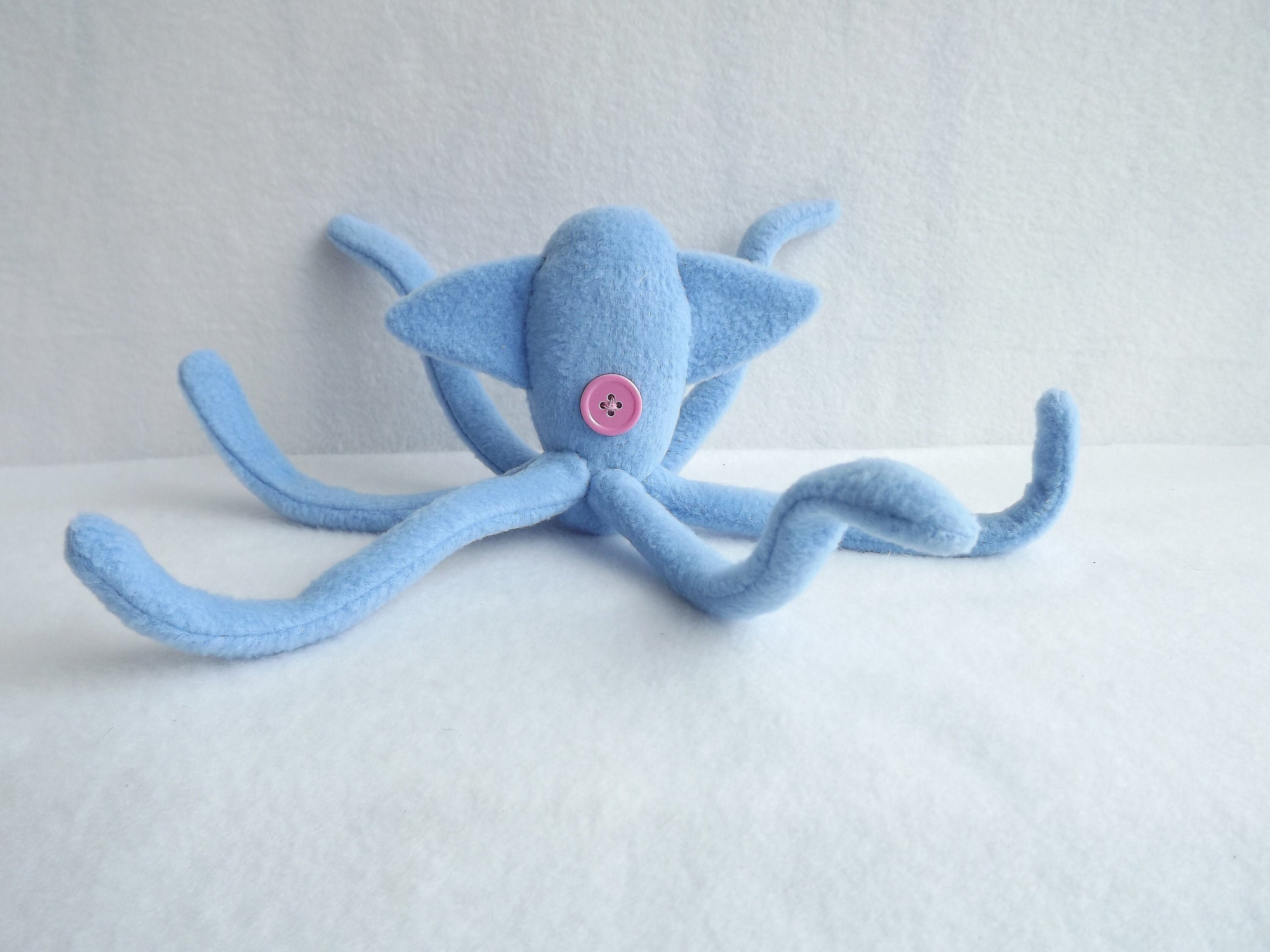 Blue Squid Plush Coraline Squid Christmas Presents Etsy