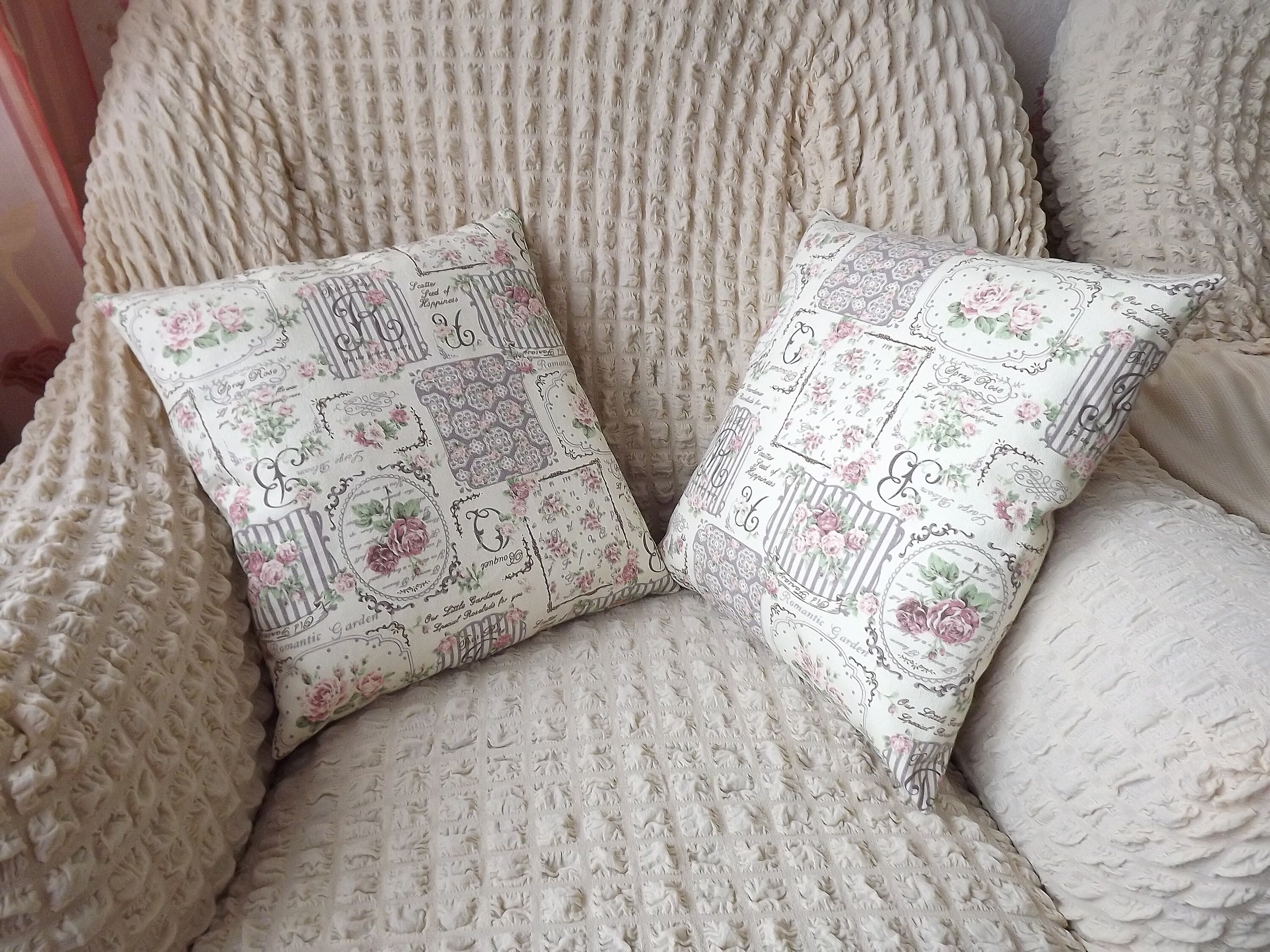 Floral chair pads Kitchen Chair Cushions Indoor Seat Etsy